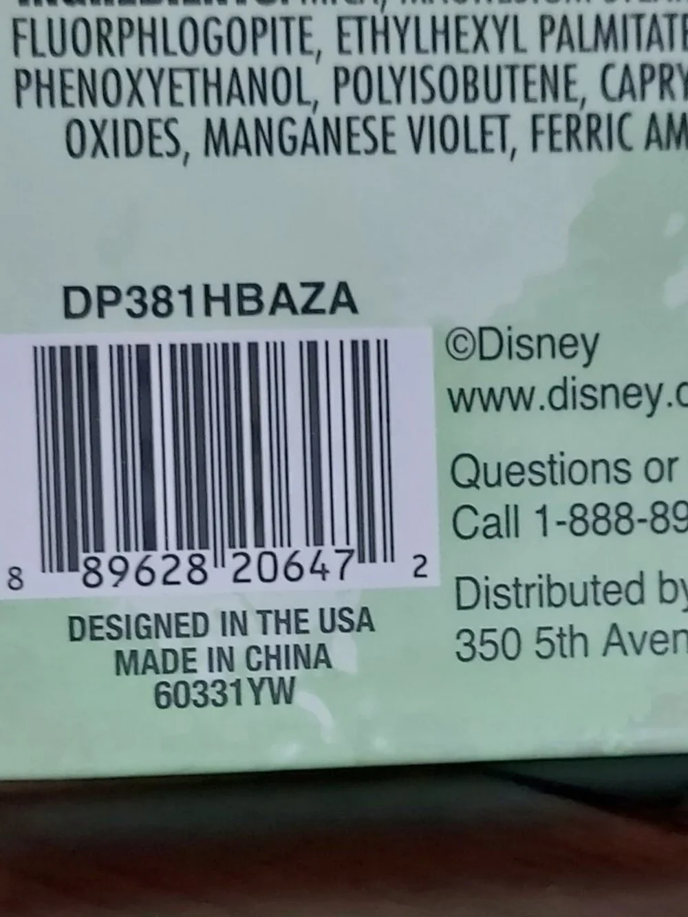 Disney The Princess and the Frog Eyeshadow Palette x Taste Beauty